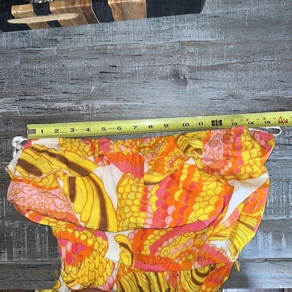 ▶️Trina Turk Banana Republic ◀️ Collaboration Sonya Patio SILK Maxi Size 8 - Picture 11 of 14